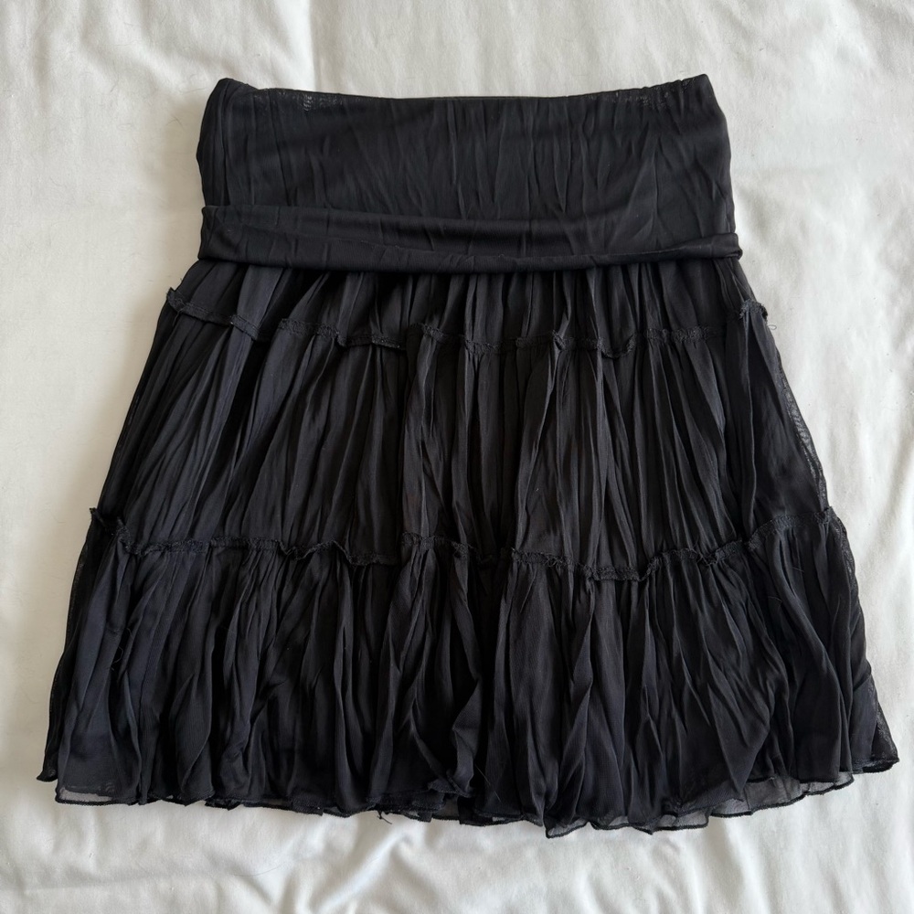 IZ Byer California Vintage Flowy Mini Skirt